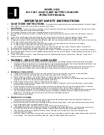 Preview for 1 page of Associated Equipment US20 Operator'S Manual