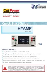 Associated Research HYAMP 3240 Quick Start Manual preview