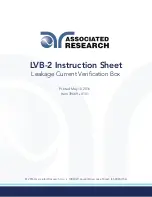 Associated Research LVB-2 Instruction Sheet preview