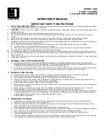 Preview for 1 page of Associated 6366 Operator'S Manual