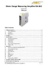 AST BA 662 Manual preview