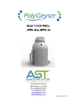 Предварительный просмотр 1 страницы AST PolyGeyser User Manual