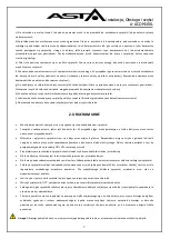 Preview for 7 page of ASTA A-ACOM100L User Manual