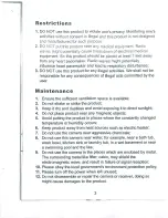 Preview for 5 page of Astak CM-A815 User Manual