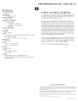 Preview for 2 page of Astatic 119L Specification Sheet