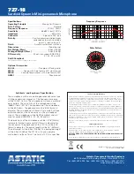 Preview for 2 page of Astatic 727-18 Specification Sheet