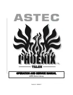 ASTEC PHOENIX Talon Operation And Service Manual предпросмотр