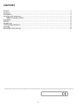 Preview for 2 page of ASTEL LIGHTING LXU01 Operating Instructions Manual