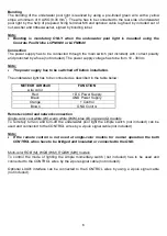 Preview for 6 page of ASTEL LIGHTING METEOR LSR0640 Operating Instructions Manual