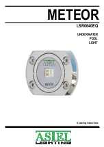 ASTEL LIGHTING METEOR LSR0640EQ Series Operating Instructions Manual preview