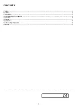 Preview for 2 page of ASTEL LIGHTING METEOR LSR0640EQ Series Operating Instructions Manual