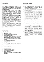 Preview for 3 page of ASTEL LIGHTING METEOR LSR0640EQ Series Operating Instructions Manual