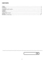 Preview for 2 page of ASTEL LIGHTING METEOR LSR36500 Series Operating Instructions Manual