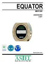 ASTEL MARINE EQUATOR MSR1280 Operating Instructions Manual preview