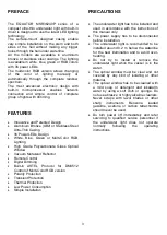 Preview for 3 page of ASTEL MARINE EQUATOR MSR36240P Series Operating Instructions Manual