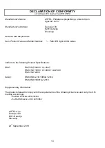 Preview for 10 page of ASTEL LAD1800 Operating Instructions Manual