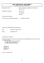 Preview for 10 page of ASTEL MDU13 Operating Instructions Manual