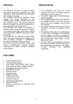 Preview for 3 page of ASTEL METEOR XP Operating Instructions Manual