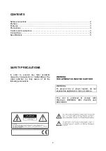 Preview for 2 page of ASTEL TD 204 Operating Instructions