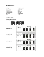 Preview for 5 page of ASTEL TD 816 Operating Instructions Manual