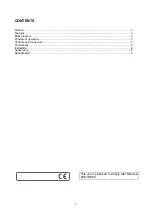 Preview for 2 page of ASTEL TR 101 Operating Instructions Manual