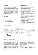 Предварительный просмотр 3 страницы ASTEL TRP 101 Operating Instructions Manual