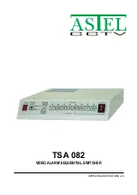 ASTEL TSA 082 Operating Instructions Manual preview