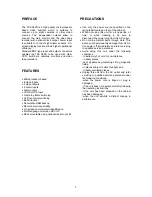 Preview for 3 page of ASTEL TSA 082N Operating Instructions Manual