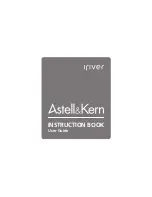 Предварительный просмотр 1 страницы Astell & Kern AK120 Instruction Book