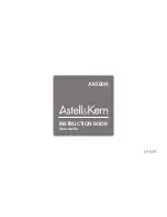 Astell & Kern AK500N Instruction Book предпросмотр