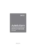 Preview for 1 page of Astell & Kern IRIVER PPF31 Instruction Book