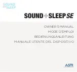 ASTi SOUND+SLEEP SE Owner'S Manual предпросмотр