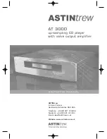 Astin Trew AT 3000 Operation Manual preview