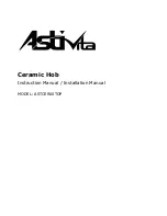 Preview for 1 page of Astivita ASTCER60TOP Instruction Manual