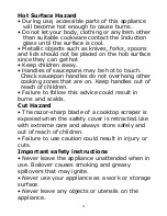 Preview for 4 page of Astivita ASTCER60TOP Instruction Manual