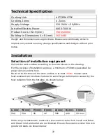 Preview for 22 page of Astivita ASTCER60TOP Instruction Manual