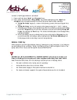 Предварительный просмотр 19 страницы Astivita SPS-270 Installation Instructions And Owner'S Manual