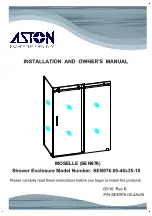 Предварительный просмотр 1 страницы Aston Global SEB976 Installation And Owner'S Manual