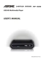 Astone Media Gear AP-32B User Manual preview