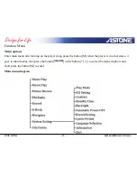 Preview for 9 page of Astone Xinc Ultra User Manual