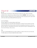 Preview for 13 page of Astone Xinc Ultra User Manual