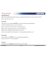 Preview for 20 page of Astone Xinc Ultra User Manual