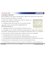 Preview for 27 page of Astone Xinc Ultra User Manual