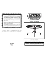 Astonica 50100025 Instruction Manual preview