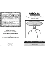 Preview for 1 page of Astonica 50101104 Instruction Manual