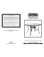 Astonica 50103056 Instruction Manual preview