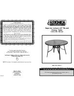 Preview for 1 page of Astonica 50103527 Instruction Manual