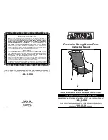 Preview for 1 page of Astonica 50104055 Instruction Manual