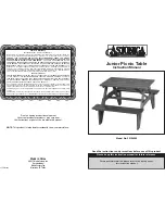 Preview for 1 page of Astonica 50104295 Instruction Manual