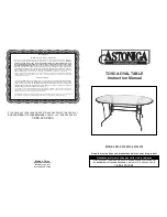 Astonica 50105019 Instruction Manual preview